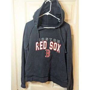 MLB Boston Red Sox Campus Lifestyle Blue Hoodie Women's Size Medium